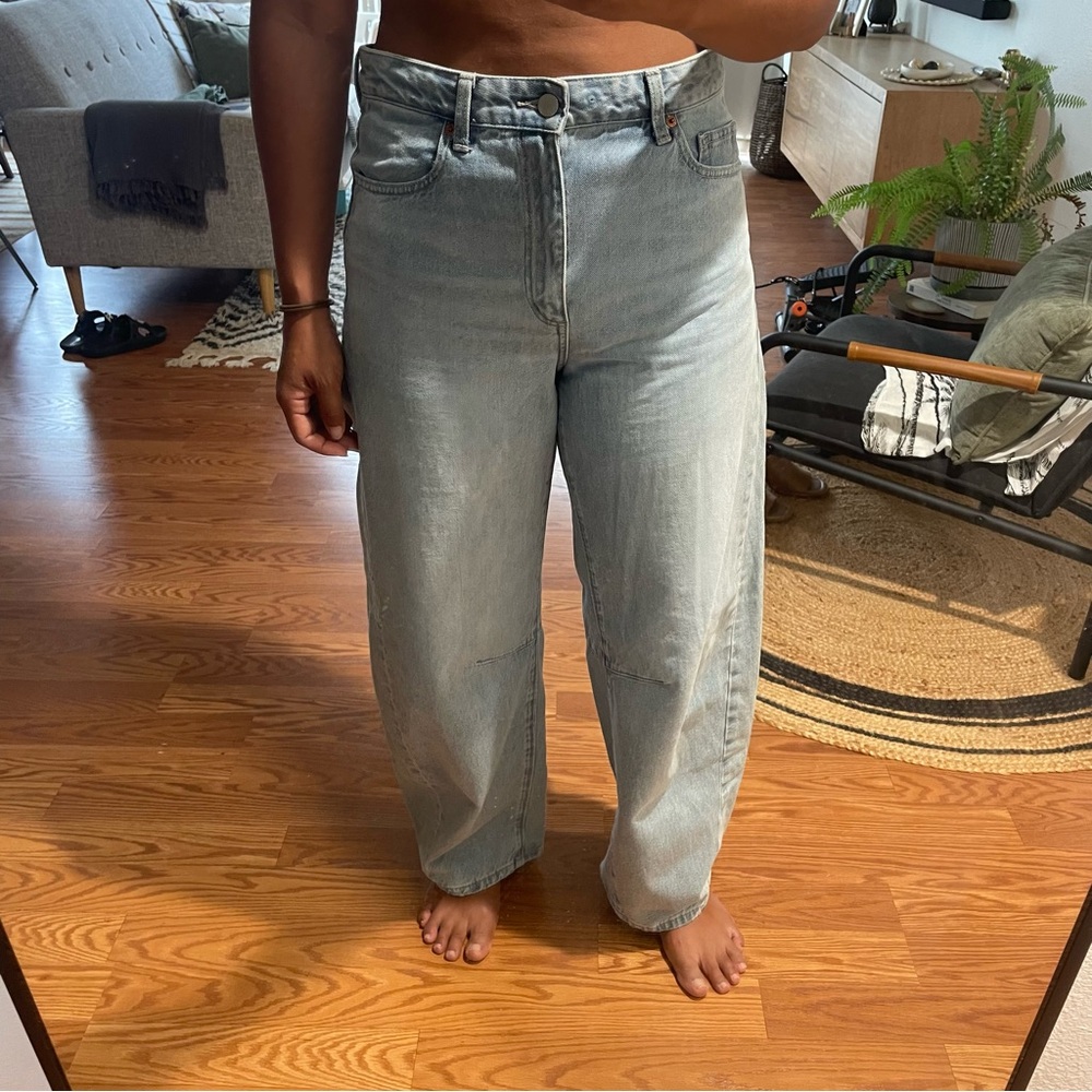 GU Barrel Jeans
